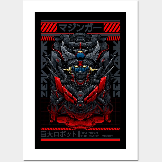 Mazinger Wall Art by secondsyndicate